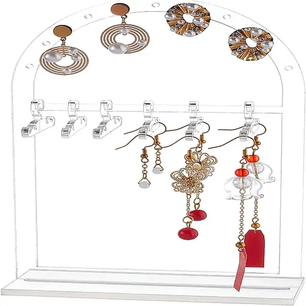 Transparent Acrylic Earring Display Stands