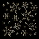 Snowflake Pattern Hotfix Rhinestones
