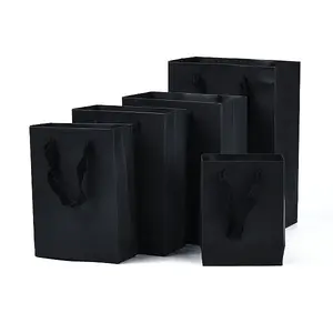 10Pcs 5 Sizes Kraft Paper Gift Shopping Bags Set