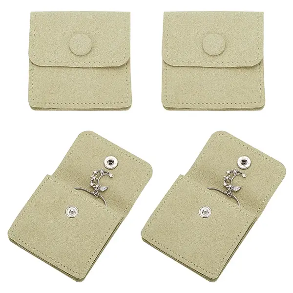 Microfiber Jewelry Flap Pouches