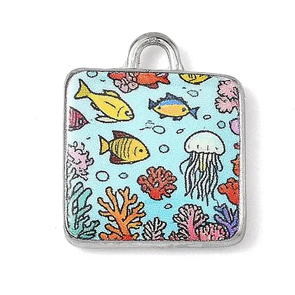 Printed 304 Stainless Steel Pendants