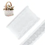 5 Yards Flower Pattern Cotton with Milk Fiber Lace Ribbon