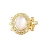 Rack Plating Brass Shell Box Clasps