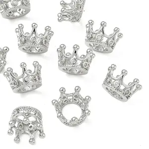 Brass Micro Pave Cubic Zirconia Pendants