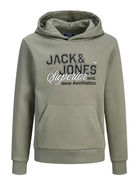 JACK & JONES MINI Mikina  olivová / čierna / biela