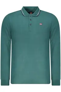 NORWAY 1963 MEN'S LONG-SLEEVED POLO SHIRT, GREEN
