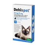 Dehispot spot-on pro střední kočky 60/15 mg roztok pro nakapání na kůži 1 pipeta