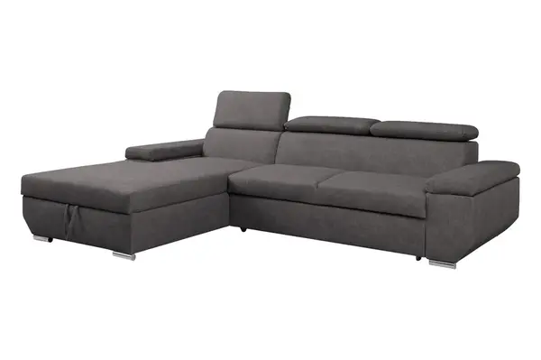 Sedací souprava Lars - Logan Graphite Provedení: Levá varianta, látka: Logan Graphite