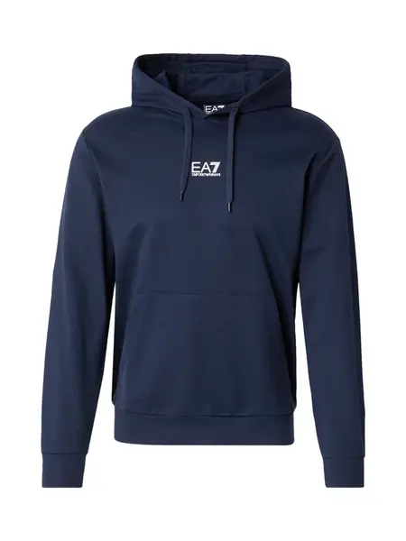 EA7 Emporio Armani Mikina  tmavomodrá / biela