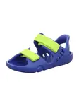 SUPERFIT Otvorená obuv 'SPLASH-S'  kráľovská modrá / jablková