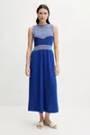 Šaty United Colors of Benetton fialová barva, maxi, 1194EV02A