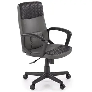 Otočná stolička Bjorn čierna/bledá