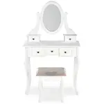 Toaletný stolík Sara biela mat