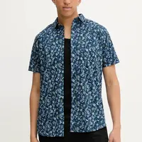 Košile Rip Curl pánská, tmavomodrá barva, regular, s klasickým límcem, 03DMSH