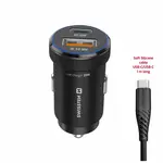 Swissten CL Adaptér USB-C PD + USB-C, 20W černá + kabel USB-C / USB-C 1m