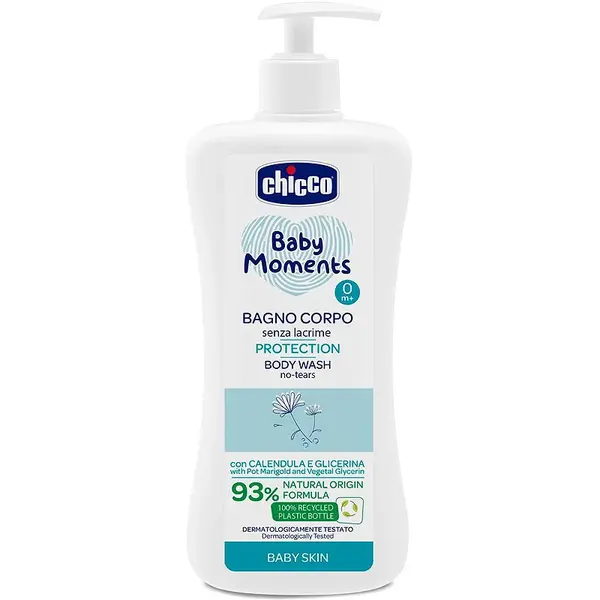 Chicco Baby Moments šampon na celé tělo pro děti 500 ml