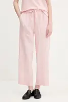 Lněné kalhoty United Colors of Benetton