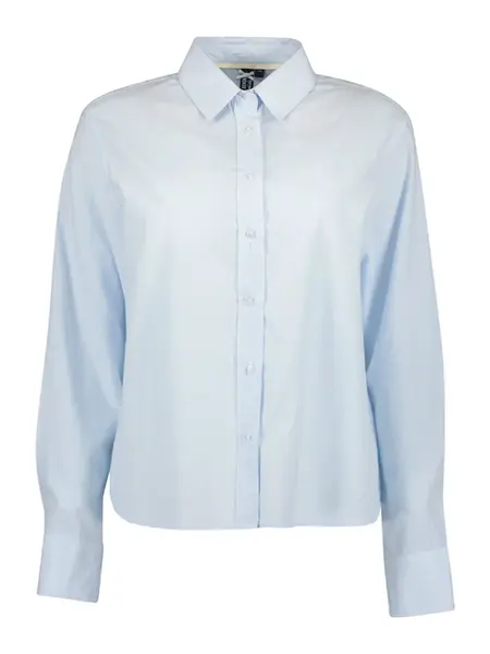 BLUE SEVEN Blúzka  modrá / biela