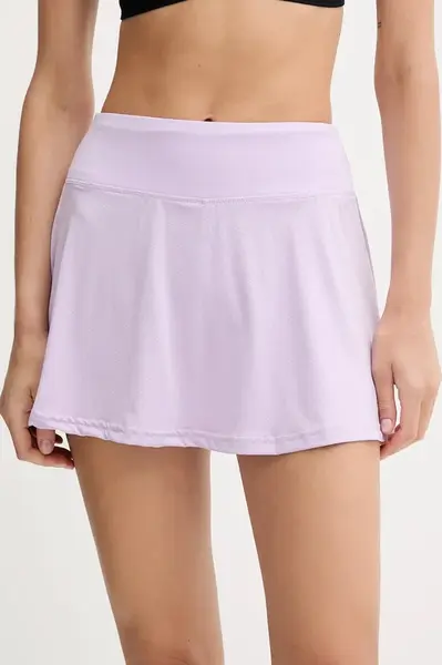 Sportovní sukně adidas Performance TENNIS CLUB fialová barva, mini, áčková, JY1845