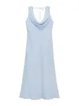 MANGO Šaty  svetlomodrá