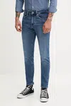 Džíny Tommy Jeans pánské, modrá barva, DM0DM21053