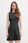 Šaty Calvin Klein Jeans šedá barva, mini, přiléhavé, LV044C214G
