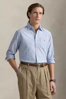 Bavlněná košile Polo Ralph Lauren pánská, červená barva, regular, s klasickým límcem, 710914027