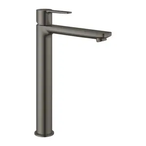 Vysoká umývadlová batéria GROHE Lineare bez výpustu kart. hard graphite 23405AL1
