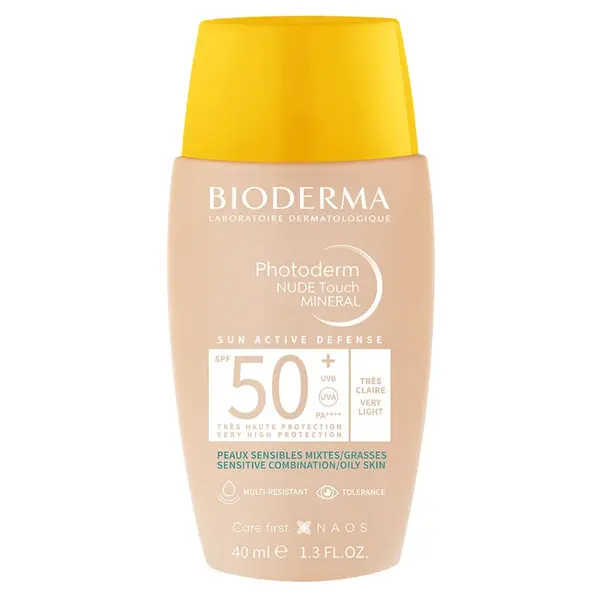 BIODERMA Photoderm Nude Touch Mineral velmi světlý SPF 50+ 40 ml