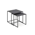 MID.YOU KONFERENČNÍ STOLEK, černá, kov, 38/41/38 cm
