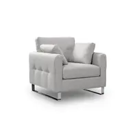 MID.YOU 1,5SEDÁK, textil, světle šedá