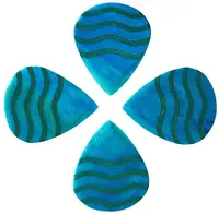 Timber Tones Jazzy Tones Max Turquoise Bone 4-Pack