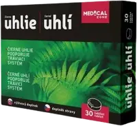 MEDICAL ZONE Černé uhlí 30 tablet