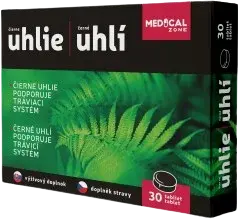 MEDICAL ZONE Černé uhlí 30 tablet