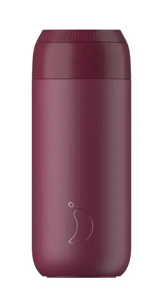 Termohrnek Chilly's Bottles - vínová 500ml, edice Series 2
