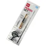 Lucky john prút na dierky ice fishing perch set 45 cm 1+1-diel