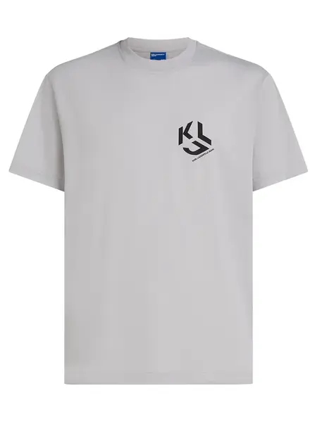 KARL LAGERFELD JEANS Tričko  sivá / čierna