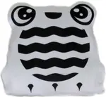 Černobílý polštářek žába