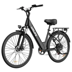URLIFE E26 Electric Bike 250W 36V 13Ah 25km/h Black