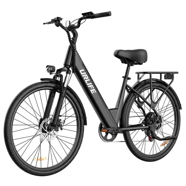 URLIFE E26 Electric Bike 250W 36V 13Ah 25km/h Black