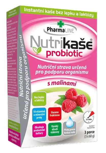 Nutrikaša probiotic - s malinami 180g