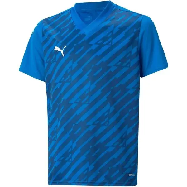 Puma TEAMULTIMATE JERSEY JR Dětský fotbalový dres, modrá, velikost
