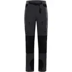 ALPINE PRO AKAN 2 Pánské softshellové kalhoty, tmavě šedá, velikost