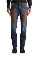 Jeans Jeckerson s koženými detaily