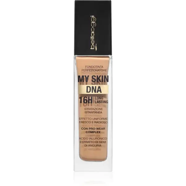 bellaoggi My Skin DNA hydratačný make-up pre dokonalú pleť odtieň Hezelnut 34 ml
