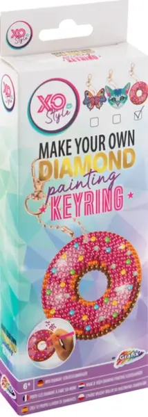 Diamantový SET klíčenka Donut