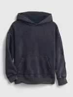 GAP Dětská mikina teen recycled knit hoodie - Kluci