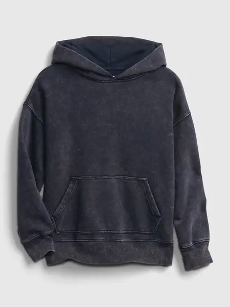 GAP Dětská mikina teen recycled knit hoodie - Kluci