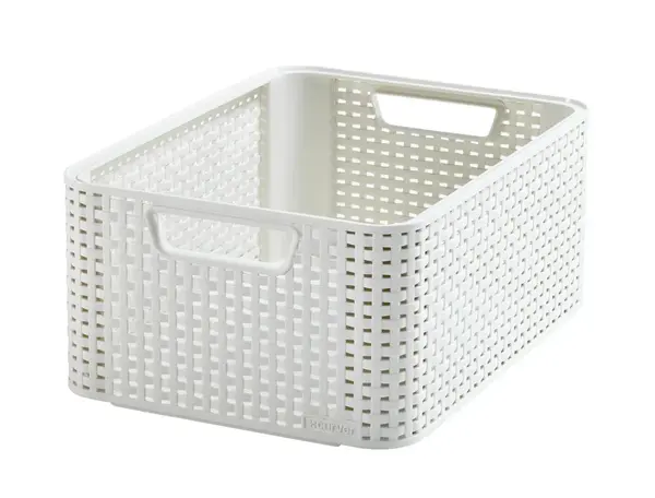 Curver Úložný box Rattan Style2 S 1 ks krémový