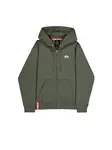 ALPHA INDUSTRIES Tepláková bunda  olivová
